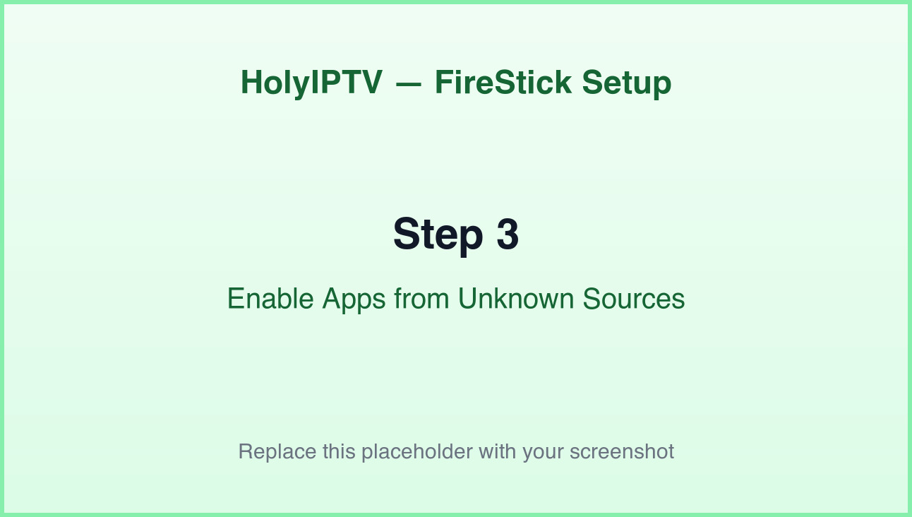 Entering the HolyIPTV download link in the Downloader app to download IPTV Smarters Pro